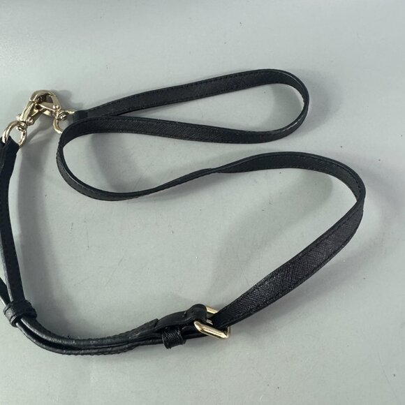 Kate Spade New York Black Saffiano leather Gold-done Hardware Adjustable Strap - Picture 7 of 10
